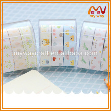New design floral pattern note pads, sticky note with plastic box